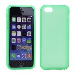 Wholesale iPhone 5 5S Matte TPU Gel case (Green)
